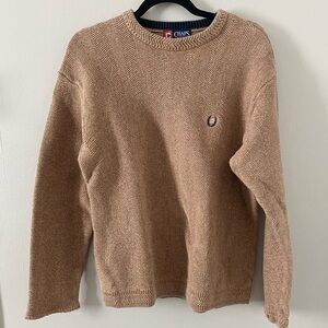 Chaps Brown Crewneck Sweater for Men
